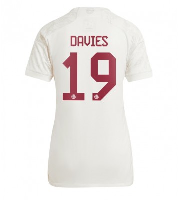 Bayern Munich Alphonso Davies #19 Tercera Equipación Mujer 2023-24 Manga Corta